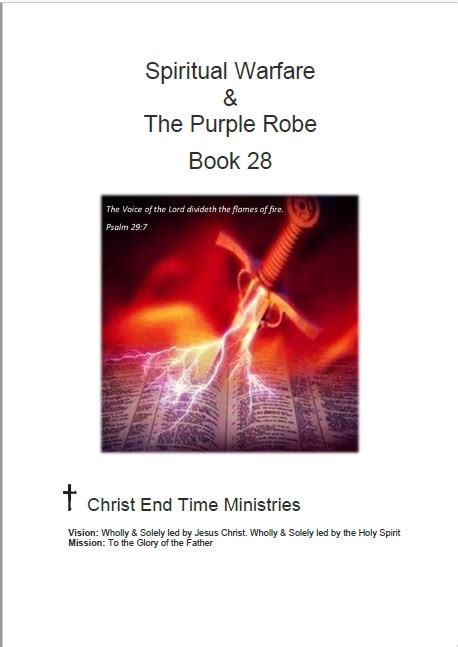 Spiritual Warfare And The Purple Robe Book 28 Christ End Time Ministries