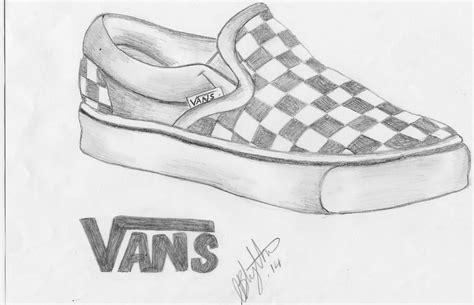Pencil Vans By Blackisthecolour On Deviantart Sneakers Drawing Shoes