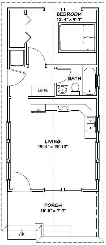 16x32 House 16x32h1t 511 Sq Ft Excellent Floor Plans Floor