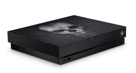 Xbox One X Schutzfolie Skin Aufkleber Design Hard Skull Skins4u