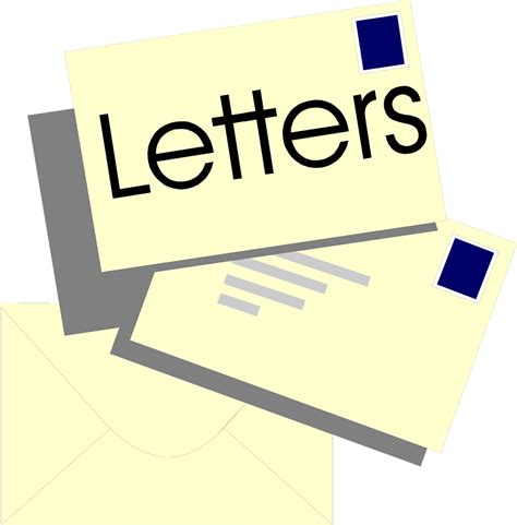 Letters Free Stock Photo Illustration Of A Stack Of Letters 8504