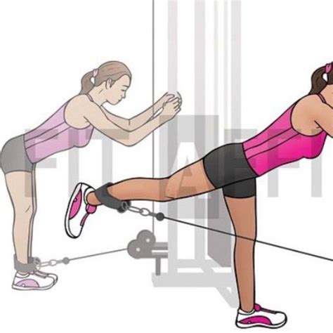 Cable Kickbacks Work On Your Glutes The Right Way
