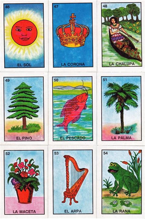 Lotería garland diy paper loteria garland decoration Mexican loteria cards six pages of different cards ...