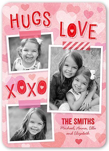 Hugs And Love 5x7 Stationery Card By Yours Truly Shutterfly