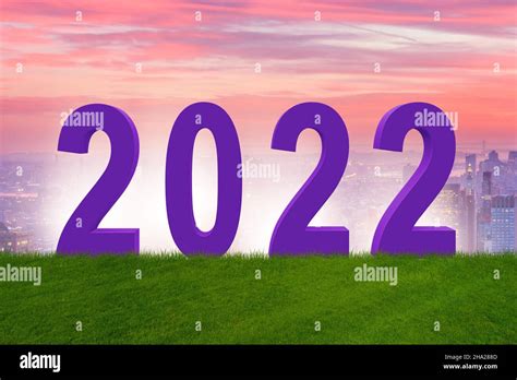 Concept Of Transitioning From The Year 2021 To 2022 Stock Photo Alamy