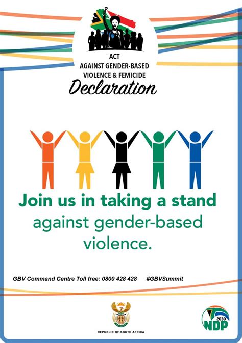 Gender Based Violence And Femicide Declaration South African Government