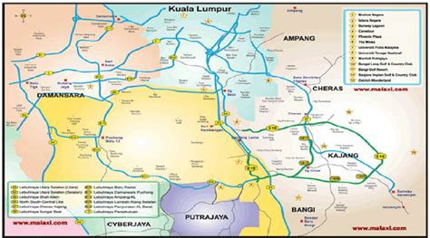 Klang valley (kl) train map map of klang valley integrated transit subway, train network. Map of Klang Valley city roads and highways | Download ...