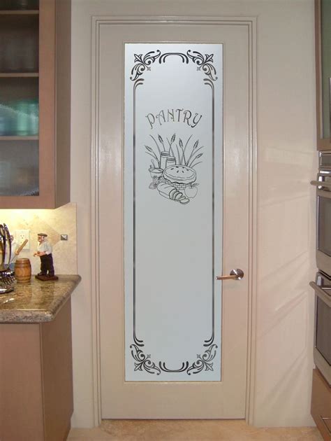 Your search for glass kitchen cabinet doors is over. White Frosted Glass Interior Doors | Glass pantry door ...