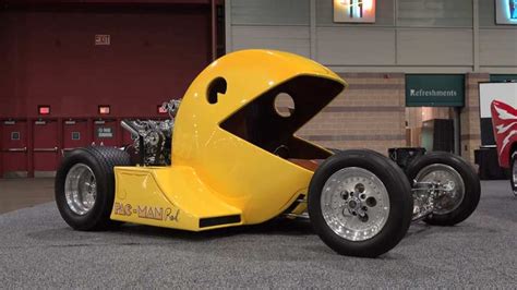 Pac Man Custom Built Rod 2020 Deuces Wild Car Show