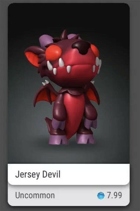 Jersey Devil Cryptkin Uncommon Veve Nft First Appearance Sold Out