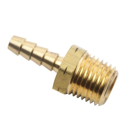 Everbilt 316 In Barb X 14 In Mip Brass Adapter Fitting 800109 The