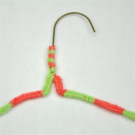 Yarn Wrapped Hanger Tutorial I Think We Had One Of These In The