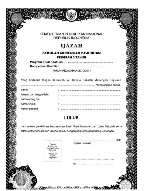 Contoh Legalisir Ijazah Beserta Pengertian Dan Syarat Mengajukannya