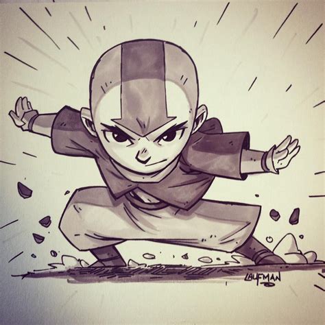 Aang Commissions Thelastairbender Aang Commission