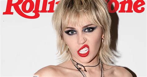 Miley Cyrus Poses Topless For Rolling Stone Magazine Small Joys