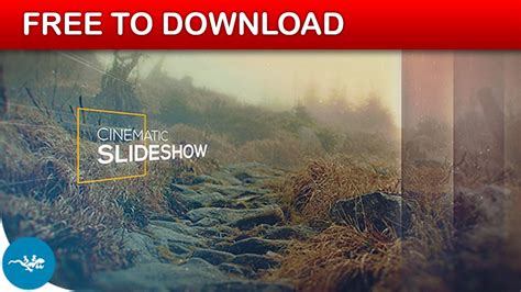 Cinematic Slideshow After Effects Template Free Download Youtube