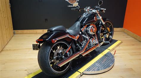 Hard candy sedona sand & blaze orange w/abyss black graphics displacement: Pre-Owned 2014 Harley-Davidson Softail Breakout FXSB