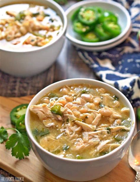 Easy Spicy White Chicken Chili The Cookie Rookie