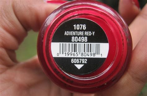 china glaze nail polish in adventure red y review