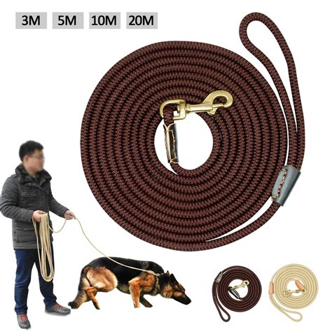 Durable Dog Tracking Leash Nylon Long Leads Rope Pet Training Walking