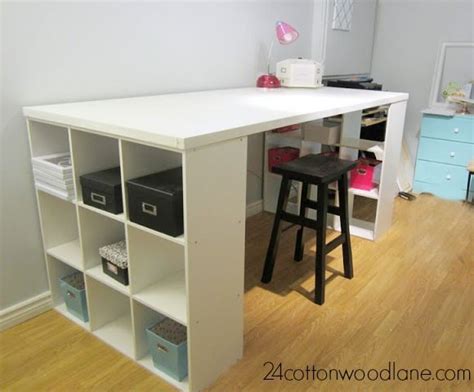 It did not take me more. DIY Craft Room Table | Craft room tables, Craft room desk ...