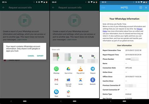 How To View And Download All Your Whatsapp Account Information Dignited