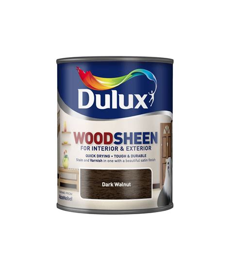Dulux Interiorexterior Woodsheen Dark Walnut 250ml Dulux