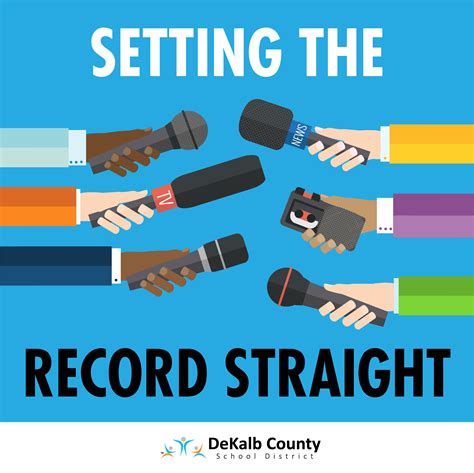 Setting The Record Straight Dekalb County School District