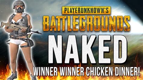 Playerunknown S Battlegrounds Winner Winner Chicken Dinner Naked Hero Youtube