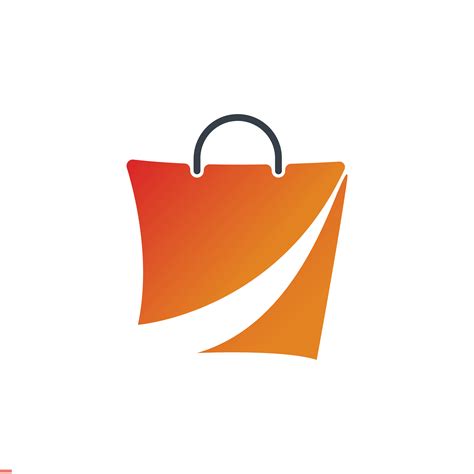Ecommerce Shopping Bag Logo For Business And Company 3698992 Vector Art