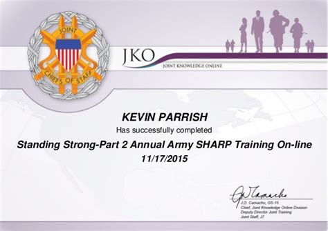 Standing Strong Part 2 Annual Army Sharp Training On Line