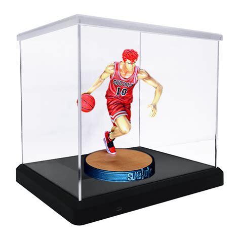 Rotating Clear Acrylic Display Case For Collectibles Action Etsy