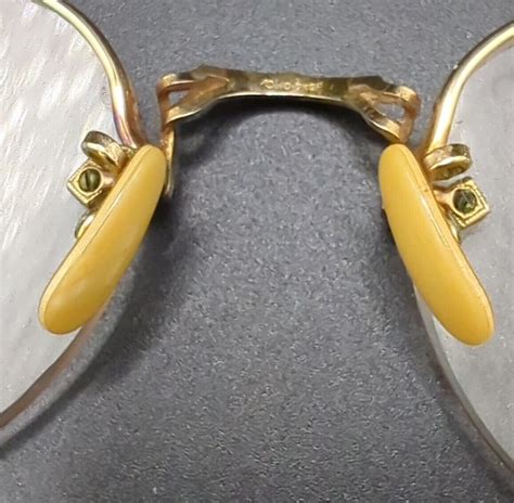 Antique Vintage 12k Gold Filled Wire Rim Eye Glasses  Gem