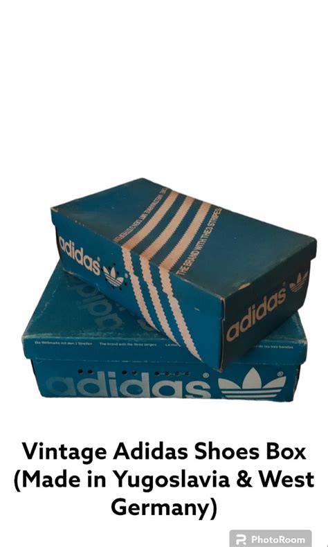 Vintage Adidas Shoes Box Sports Equipment Other Sports Equipment And