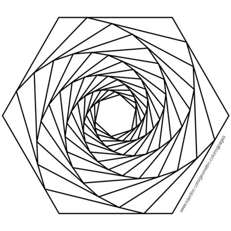 Geometric color pages for adults. Geometric Coloring Pages