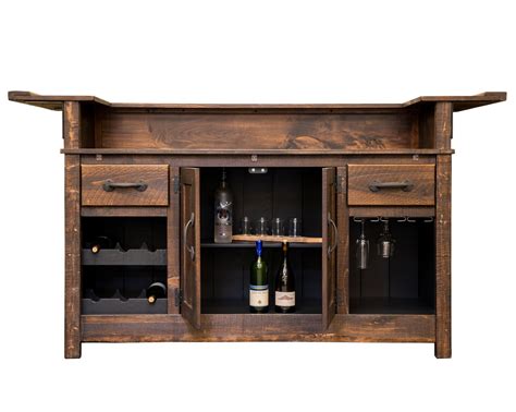 78 Solid Wood Home Bar Rustic Made In The Usa Royal Billiard