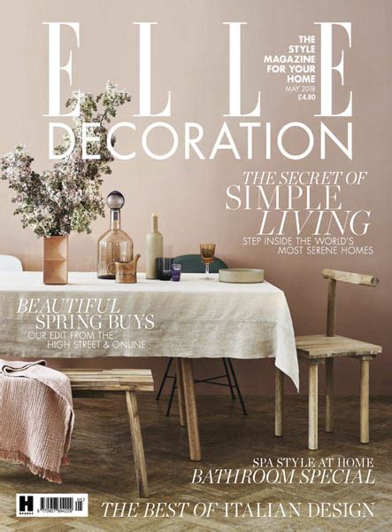 Elle Decoration Uk 052018 Download Pdf Magazines Magazines