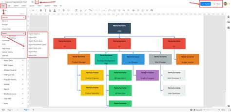 How To Create An Organizational Chart In Word EdrawMax Online 2023