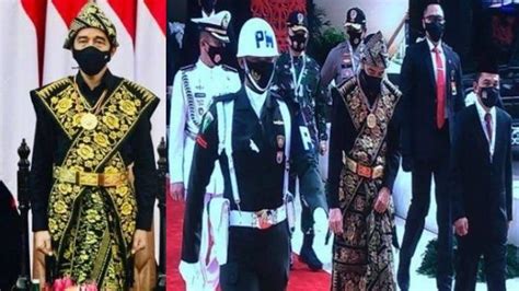 presiden jokowi pakai baju adat suku sabu khas ntt  sidang tahunan mpr  filosofi