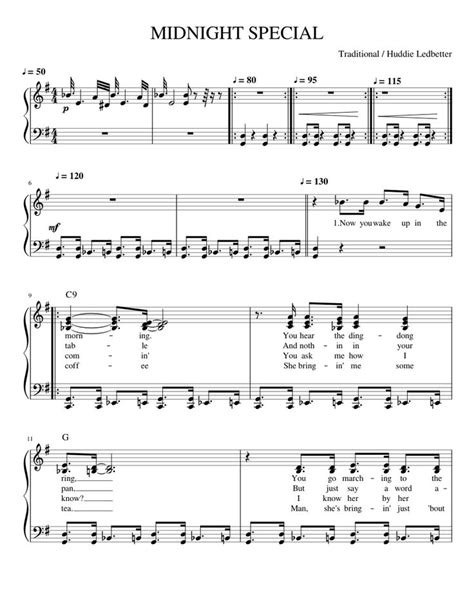 Verbee feat kara kross не смогу. Midnight Special sheet music for Piano download free in PDF or MIDI | Sheet music, Music covers ...