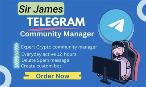 Be Telegram Community Manager Moderator Admin With My Team By Sirjimy Fiverr