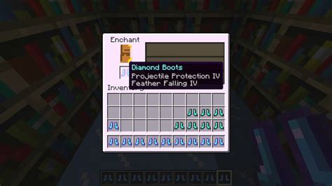 Minecraft: Chances Of Feather Falling IV in 1.3 - YouTube
