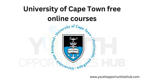 university of cape town free online courses youth opportunities hub