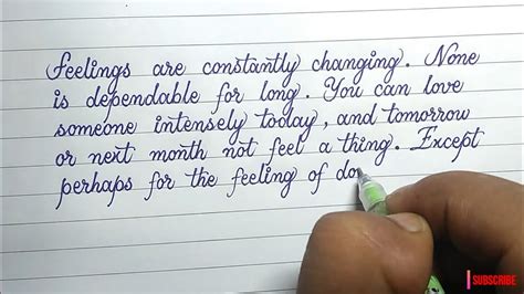 Simple Beautiful Cursive Handwriting With Ball Point Pen Easy And Clean Handwriting YouTube