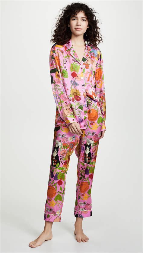 The Literal Cats Pyjamas Karen Mabon Silk Sleepwear At Shopbop — The