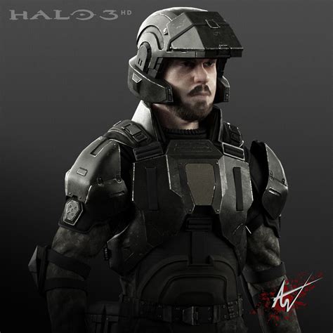 Artstation Halo 3 Marine Hd Abimael Salazar Halo Armor Halo Halo 3
