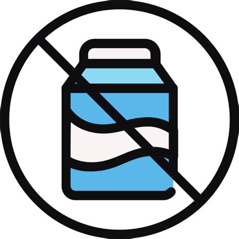 No Milk Free Signaling Icons