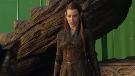 The Hobbit The Desolation Of Smaug Star Evangeline Lilly Talks Being