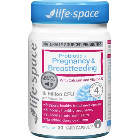 Life Space Probiotic Pregnancy And Breastfeeding Capsules 30 Pack