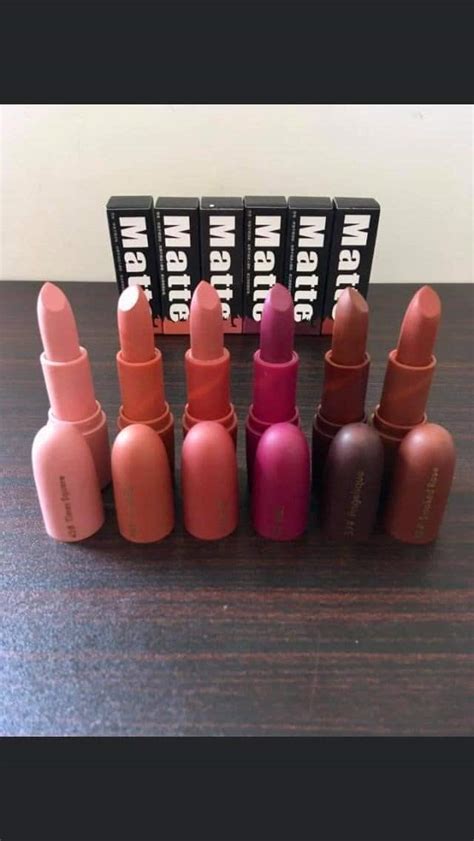 Miss Rose Matte Lipstick Pack Of 6 Shophivepk